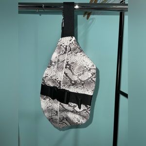 ASOS Crossbody Bag w/ Embossed Faux Croc Leather